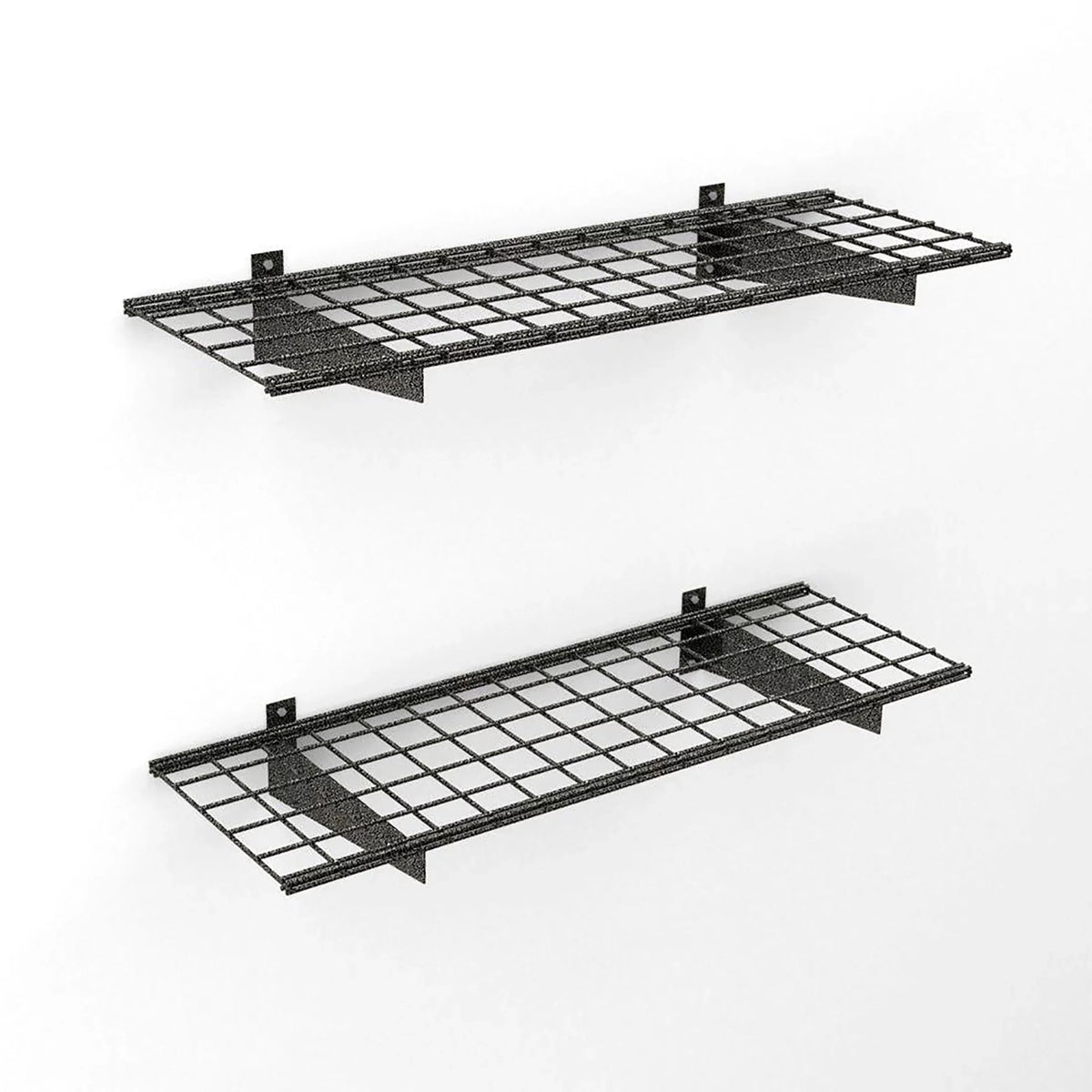 in 2 - in. pack Garage System Hammertone 15 Wall in. 45 Shelf HyLoft Wire Storage Steel x