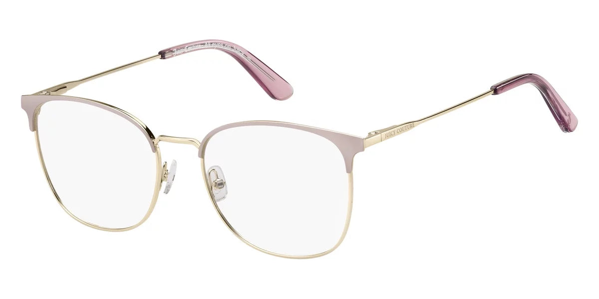 Matte Juicy Oval Pink 212 Couture Modified Rim Full Eyeglasses