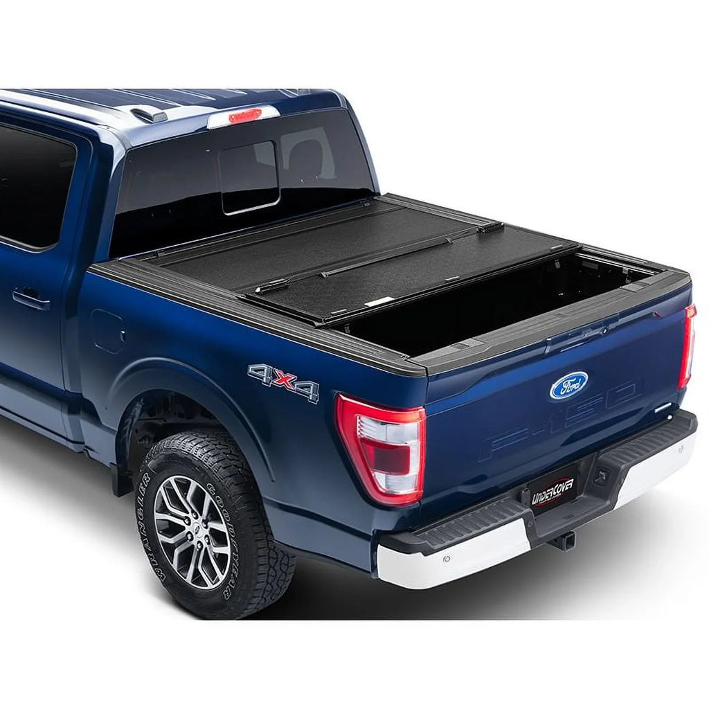 Bed 2015 by Hard - 7" Folding 2020 Fits Truck Cover F-150 RealTruck UnderCover (67.1") AX22019 5' Tonneau Bed | ArmorFlex |