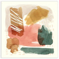 Panel Echo Wall Art Frameless Art in. x - Ochre Tempered Colorful II Contemporary Direct Glass 38 38 Abstract Empire