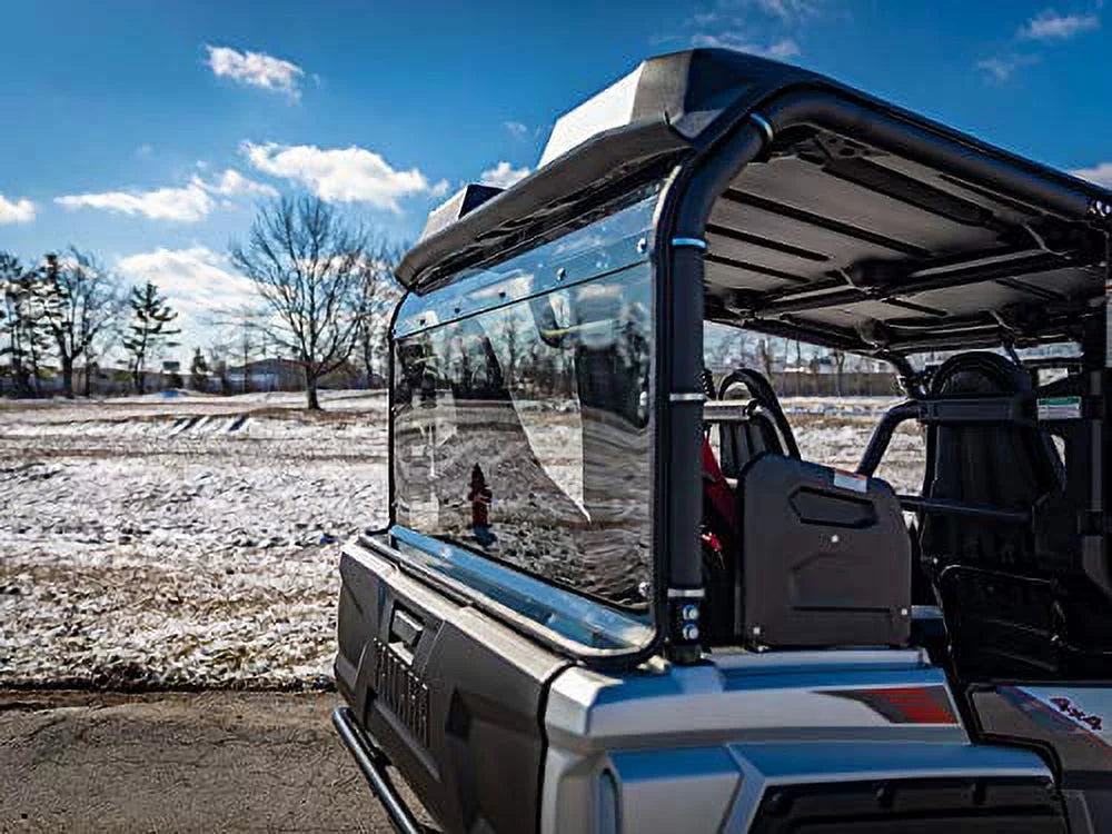 Tinted of UTV Yamaha Windshield Stronger Rear Made|RWS-Y-WV-X4-76 for Than X4|Made and Acrylic|USA Glass SuperATV Stronger 1/4? 2018+ Than Wolverine 25x Lightly Polycarbonate|250x