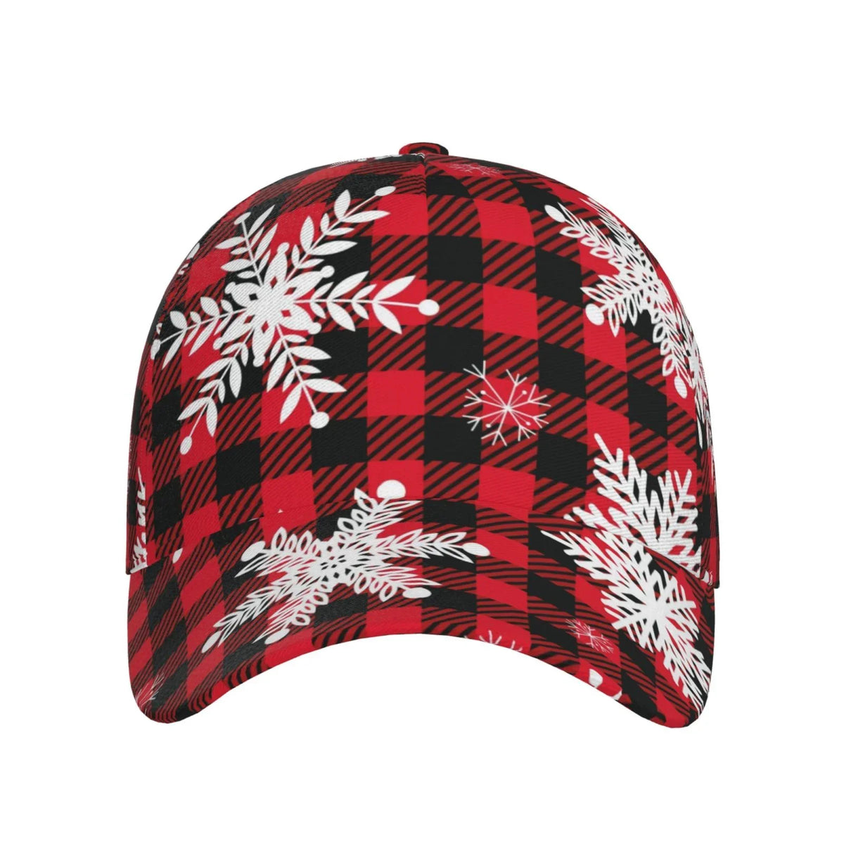 Plaid) Balery Buffalo Cap for Workouts Seasons exterior dimension On Baseball Dad Running A and All Hat(Snowflakes Activities Adjustable