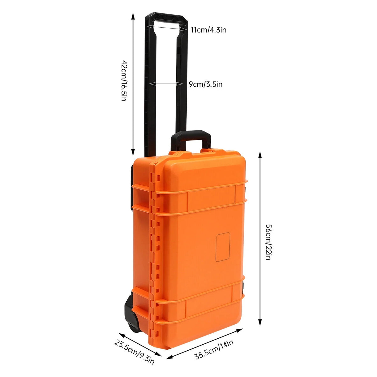 Box Protect Waterproof Case Camera Case Roller Carry 22" Camera Box Storage