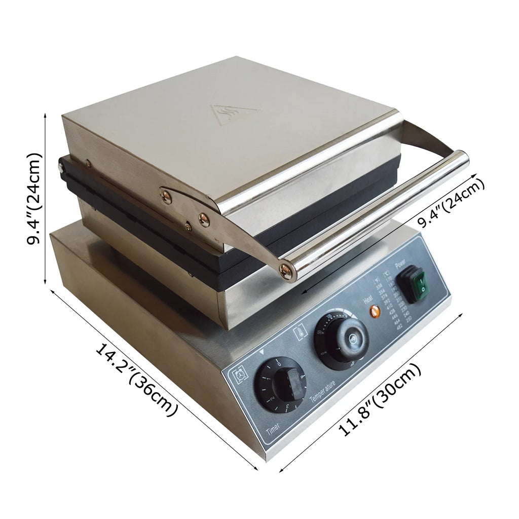 Scones Keli 6Pcs INTSUPERMAI Nonstick Commercial Machine Grid Waffle Baking Electric Machine Grid Six Oven
