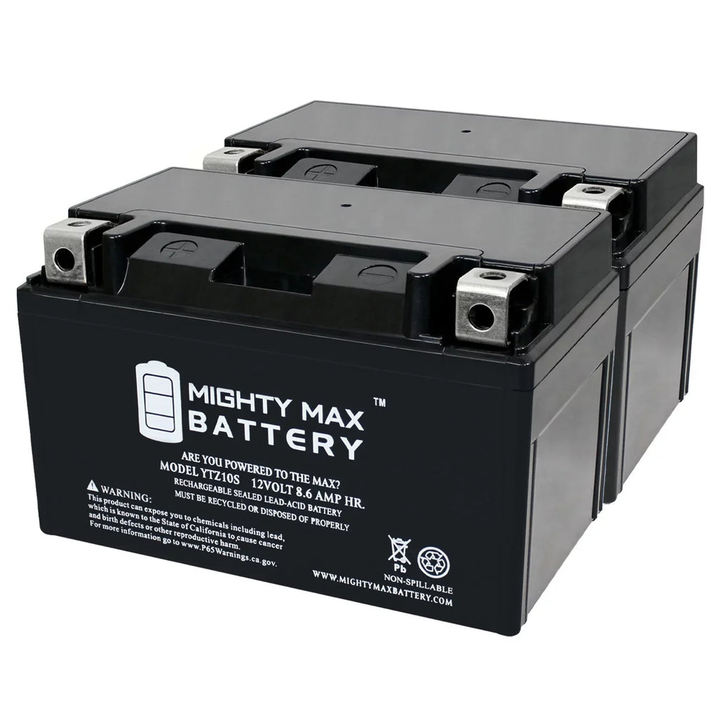 GSX-R1000 2 YTZ10S compatible with Suzuki 12V Battery 1000 - Replacement 8.6AH Pack 00-17