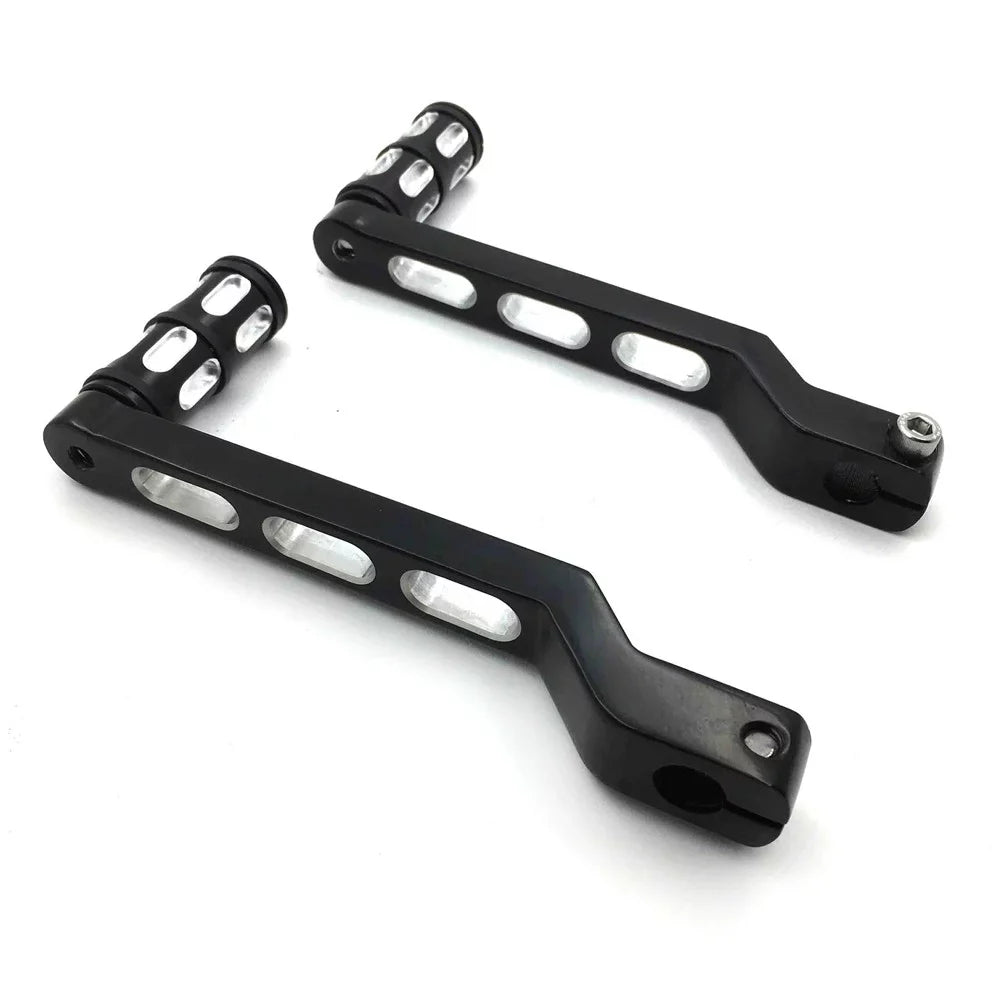 Shift Black Levers and Electra later Harley Toe Shift 1988 Pedal Davidson 009A- Pegs Aluminum design w/ Levers/Gear Heel Shifter HTT- Motorcycle For Glide