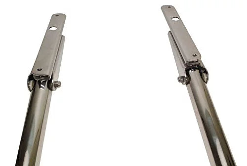with Pactrade Ladder Grips Folding Rubber Telescopic Steel 3 Boat Steps Foot Stainless Marine