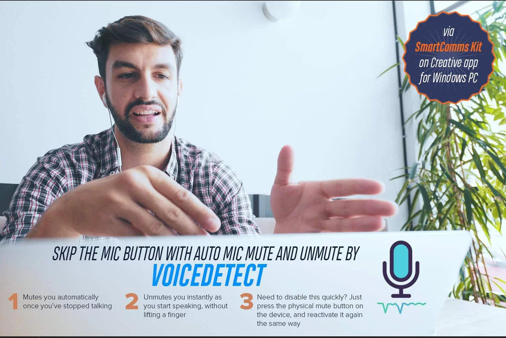 Adapter External Blaster DAC Sound VoiceDetect Sound Play! and Hi-res Auto Mic 4 Mute/Unmute, USB-C Ft.