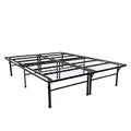 Quiet Noise-Free, Deluxe Bed Platform 16 Storage Replacement Foundation / 2 / Sturdy / / Spring Inch Under-bed Inches / Frame Gene for high Strong, SmartBase Extra Mattress Queen Zinus Box