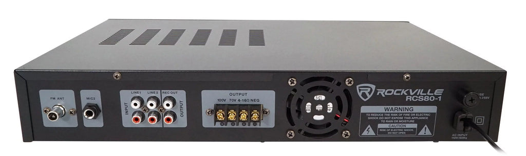 Indoor/exterior JBL Control Amp Black Speakers 3" Commercial (4) 70v Wall + 23-1