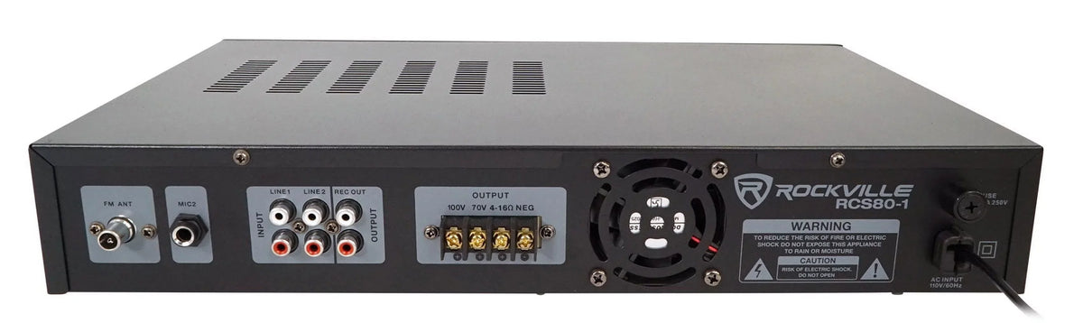 Indoor/exterior JBL Control Amp Black Speakers 3" Commercial (4) 70v Wall + 23-1