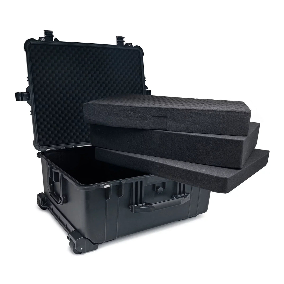12 Inch) Customizable Foam x x with (25 Hard Case 20 Wheeled Koah Weatherproof