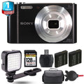 '+ 1 DSC-W810 + - Warranty Cyber-shot Extra 128GB Yr Kit Battery Camera Digital