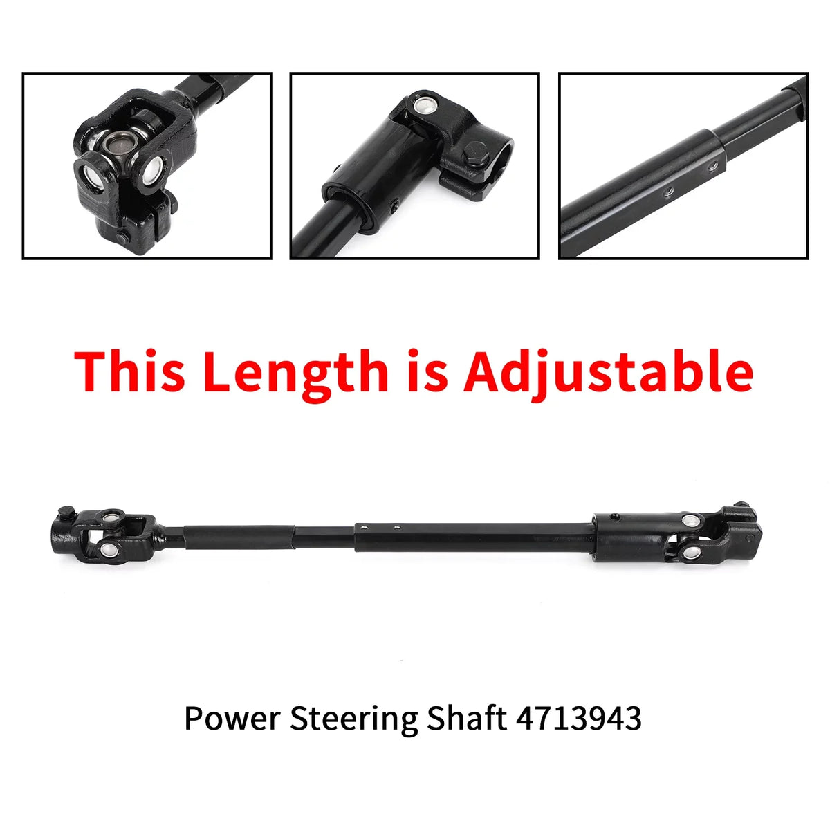 JCXJ84 For Power Jeep 4713943 Cherokee Shaft Steering XJ 1984-1994