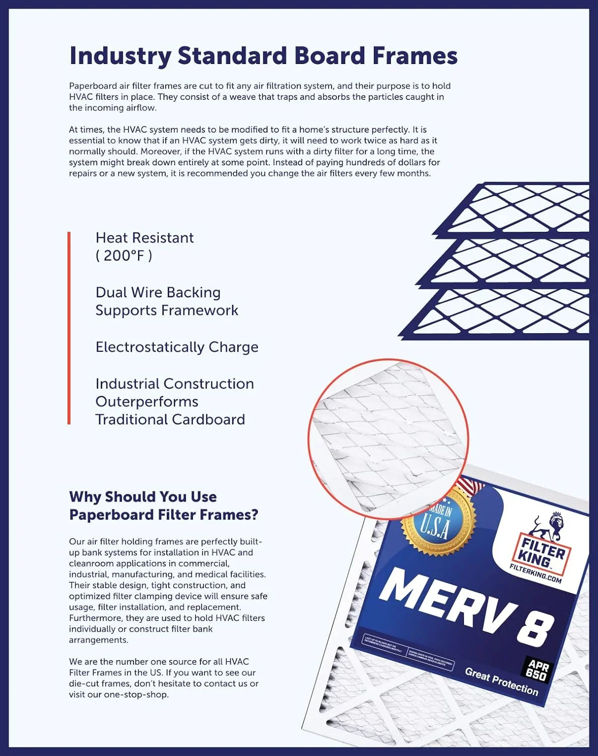 8 A/C x 21.5 Pleated 21.5x17.5x1 x dimension: HVAC | | Filters | 17.5 IN Furnace Filter USA Filter Air 4-PACK MERV .75" | MADE Actual King