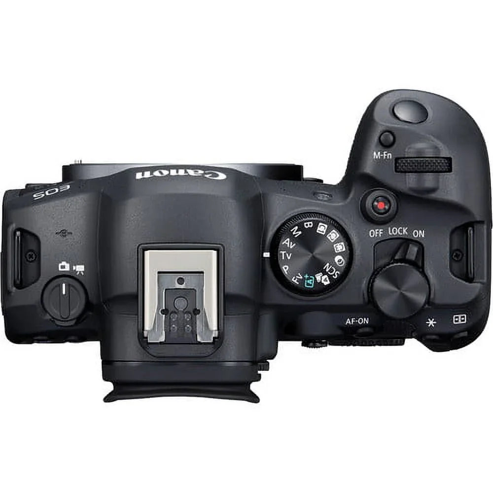 (5666C011) f/4 Photo Case Charger Lens Memory 64GB + Card + with Canon Corel + EOS Reader + Battery Software 24-105mm II + R6 External Camera + LPE6 Mirrorless + Card Mark More