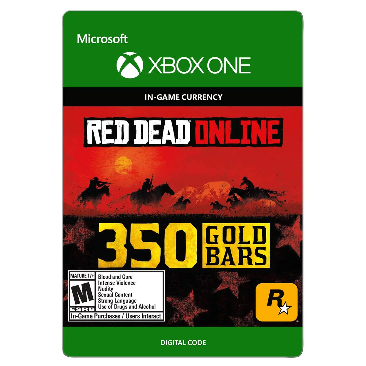 Redemption GOLD 2 350 One - BARS Red Dead Xbox [Digital]