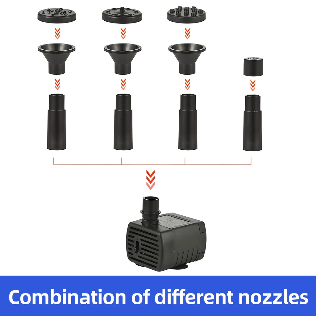 Solar Solar Arealer 9.84ft Powered 8 PumpHuiop Nozzles Pipe liquid Stakes Fountain,Stakes Pump Pond/pool/fish Solar liquid liquid Nozzles Powered And And Pond 160l/hRate Pond 9.84ft Powered
