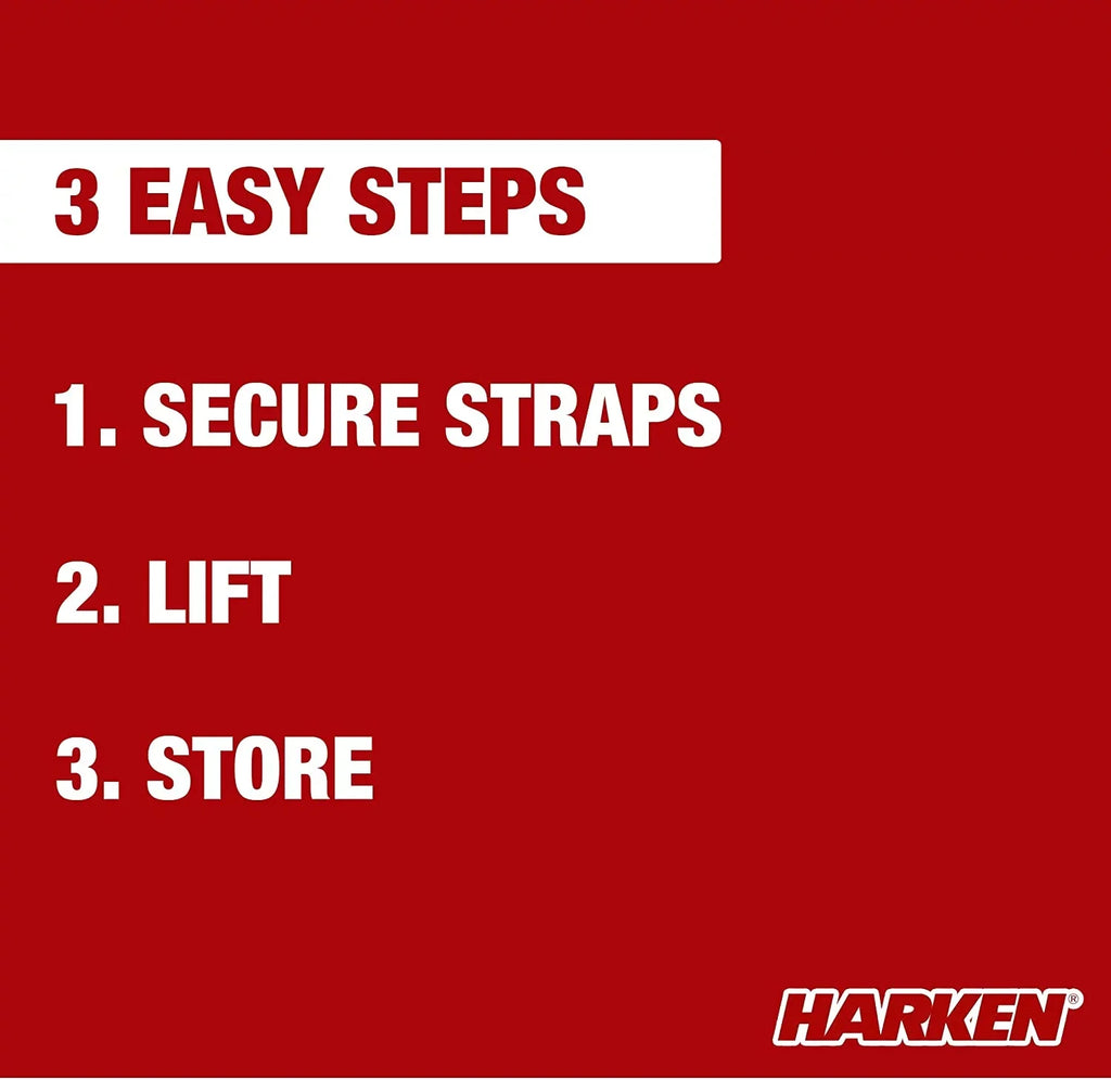 Hoist, Overhead Organization Garage Storage Easy Safe Cap System, Operation, Self-Leveling, - Smart One-Person YUNWEN Garage Truck Anti-Drop