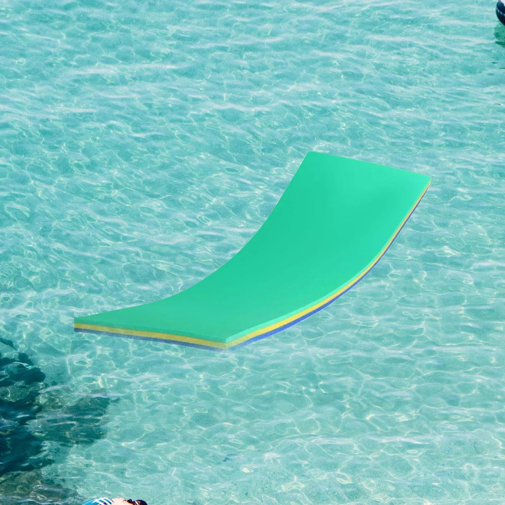 Raft Relaxing liquid Resistant GARENDE for Yellow 3 Pool Mat Layer Tear Floats