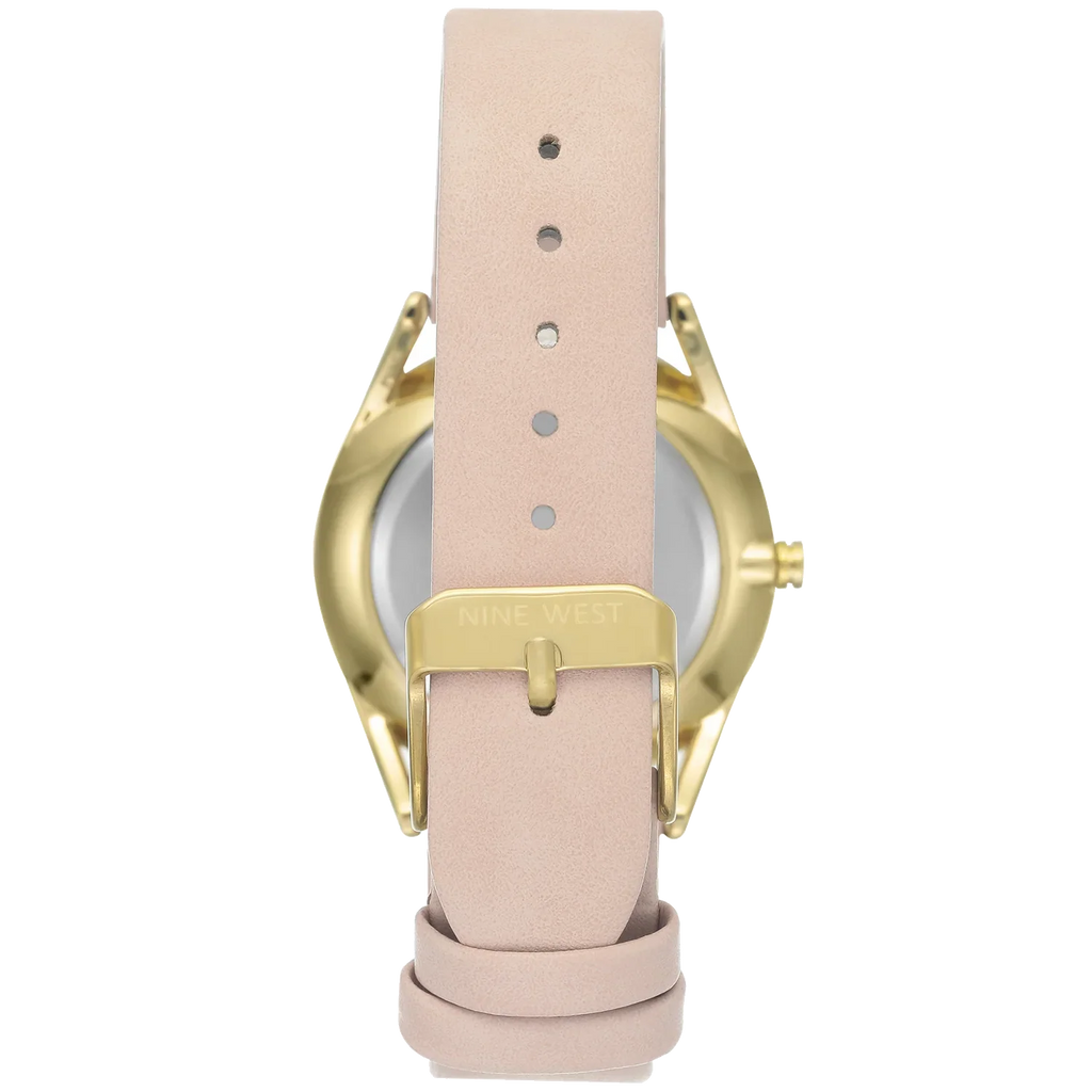 and West Pastel Women's Watch Strap Pink Gold-Tone NW/1994WTPK Nine