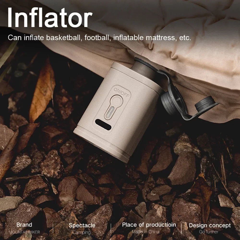 Pump Tickas Cordless Electric exterior and Mattress Inflatable Portable Multifunctional Inflator Dual-use Pump Inflator