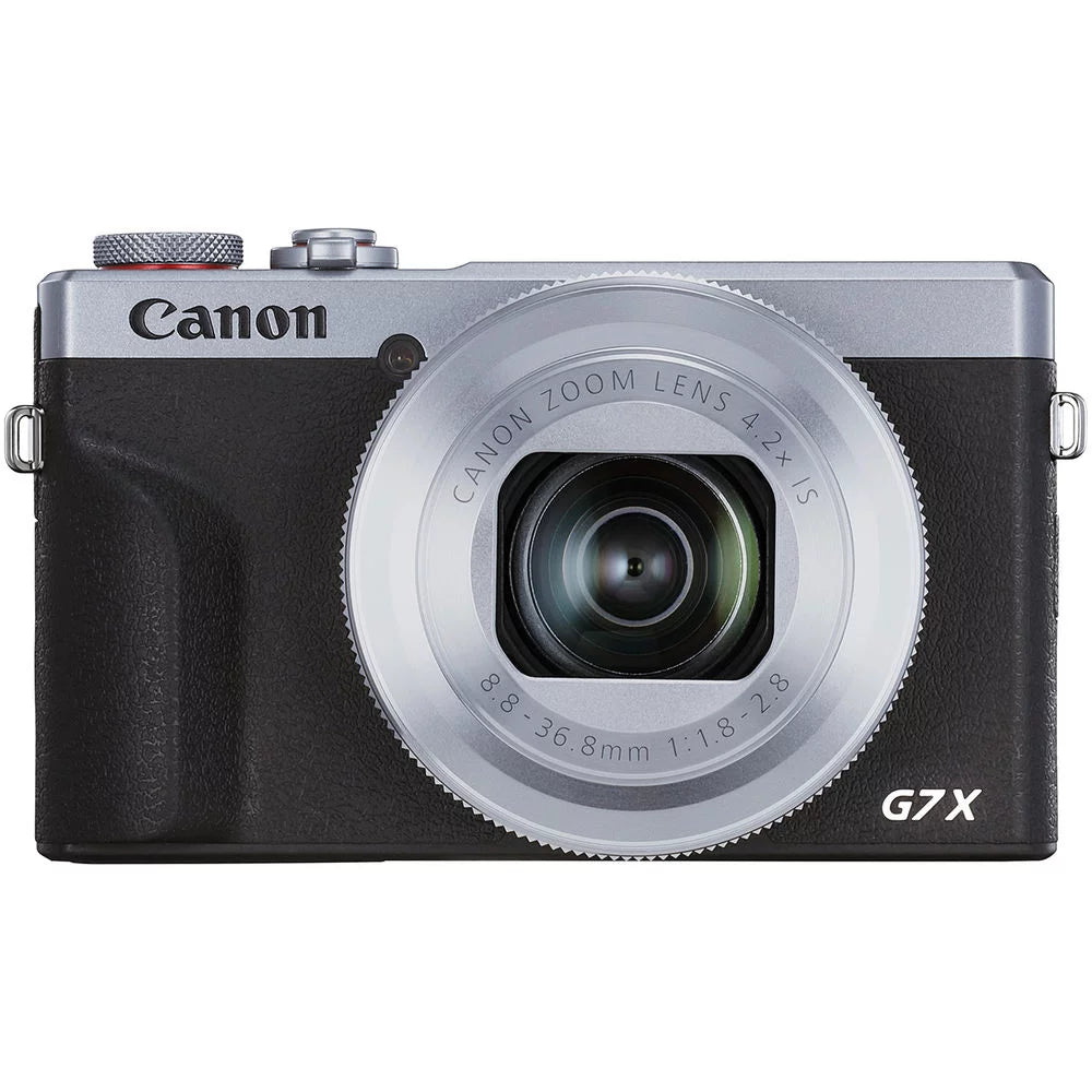 '+ Tripod Canon Camera Digital + G7 - 64GB 1 Yr PowerShot (Silver) X III Warranty Mark Spider