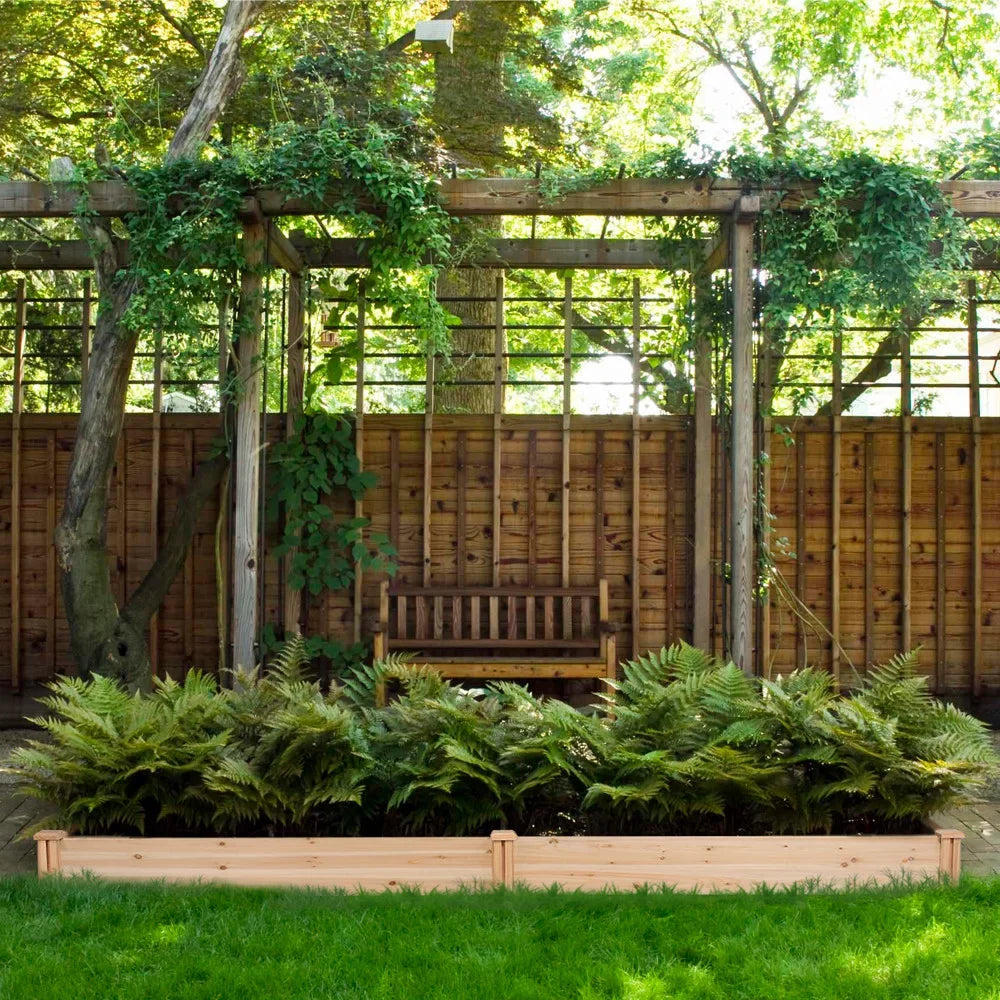Patio Planter Alden Design Yard for Raised Bed Garden Box Greenhouse Wooden