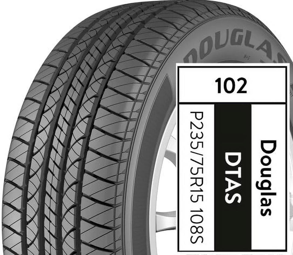 235/55R18 Touring Douglas Tire 100V All-Season A/S