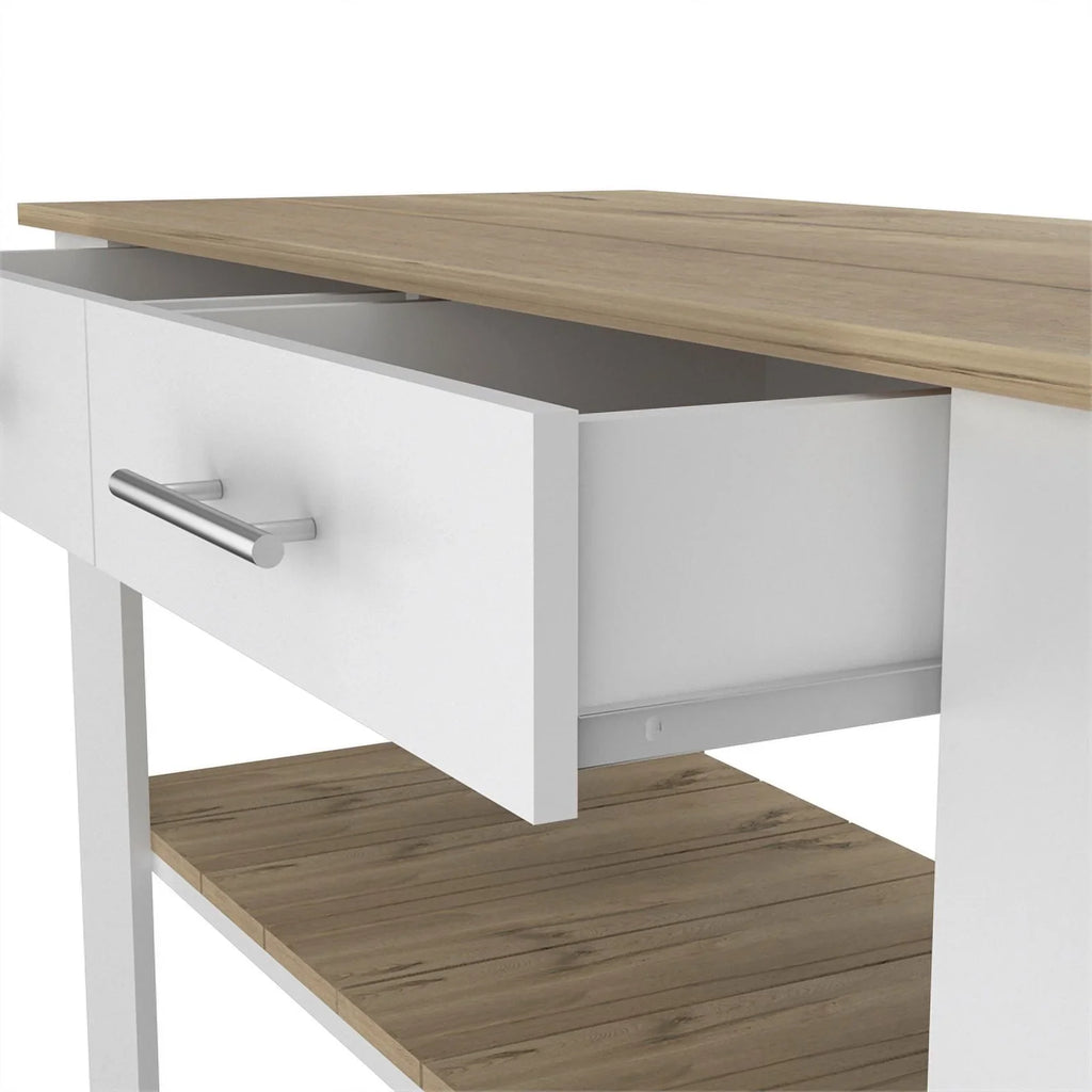 2-Piece Home Square Island Wood Sink Kitchen Set with and Utility