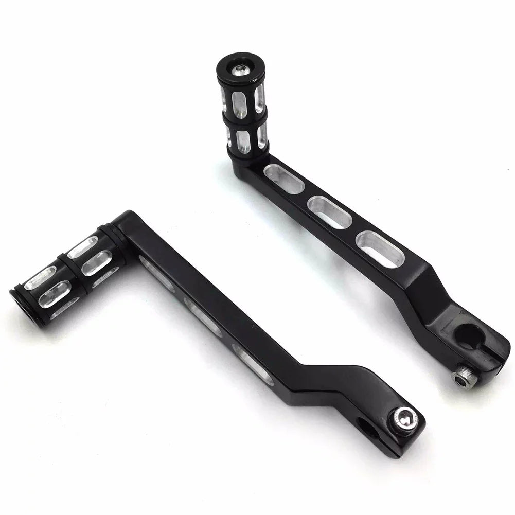 Shift Black Levers and Electra later Harley Toe Shift 1988 Pedal Davidson 009A- Pegs Aluminum design w/ Levers/Gear Heel Shifter HTT- Motorcycle For Glide