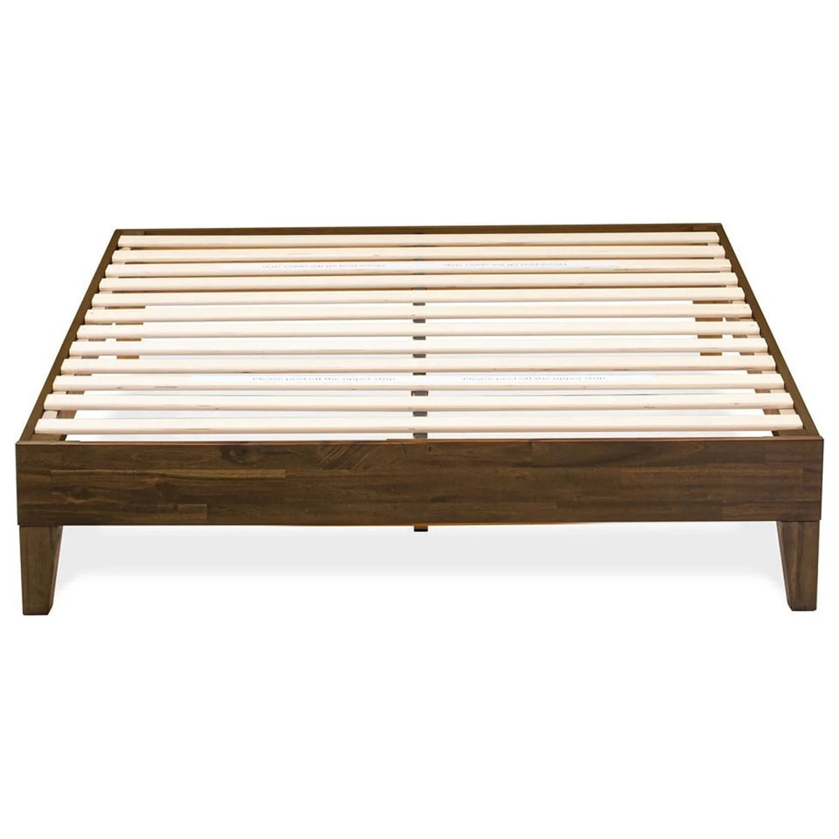 Bed Wood in Traditional Navarro Full Engineered Walnut West East Furniture