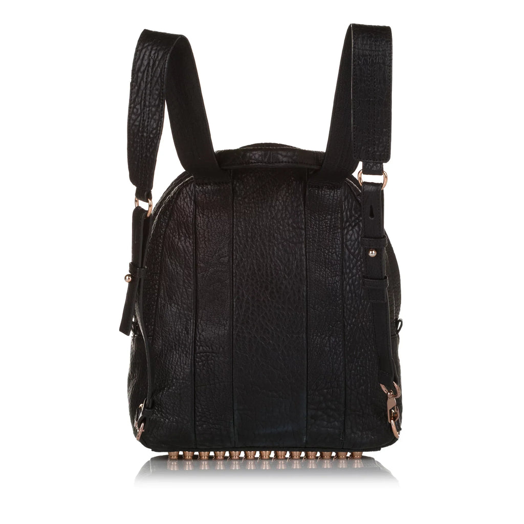 Alexander Pre-Owned Leather (Good) Backpack Black Wang Calf Dumbo Unisex Authenticated
