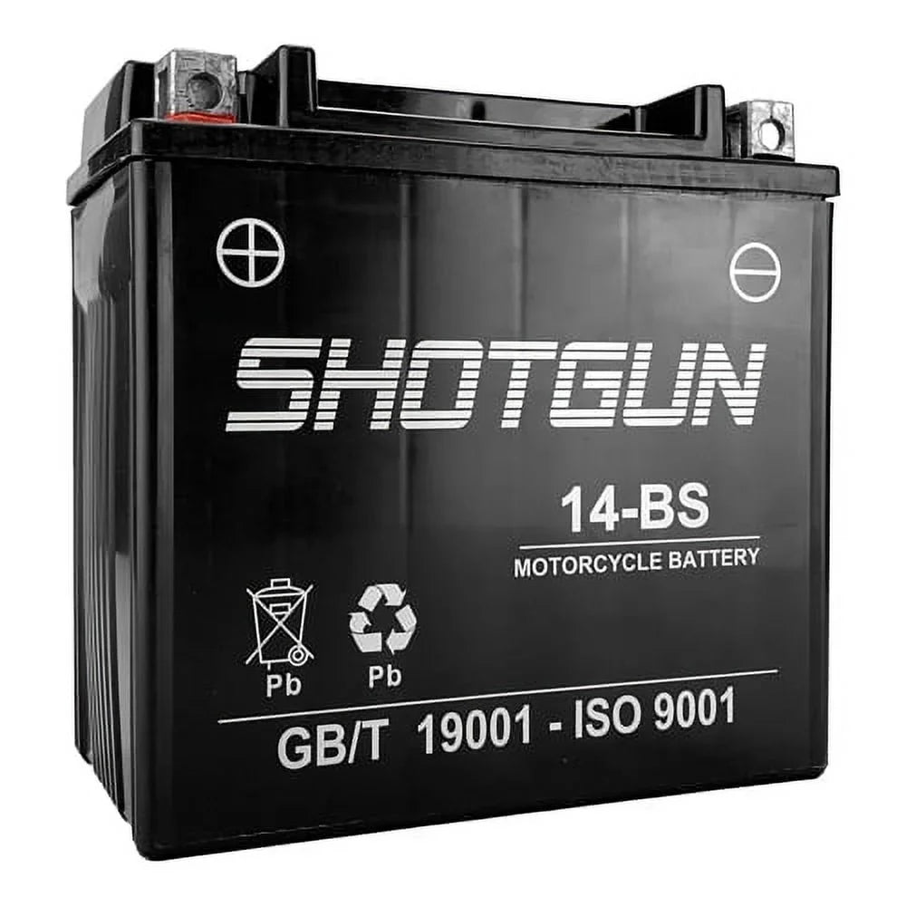 Replacement YTX14-BS Roamer 2016 Battery V9 Powersports Guzzi 2017 Moto For Shotgun