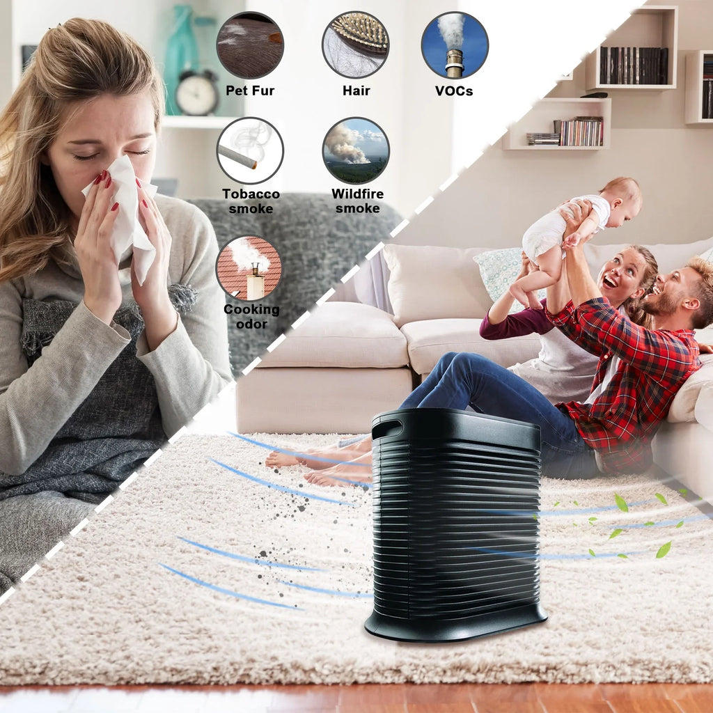 GasSaf 6 HPA304, for HEPA HPA300, Honeywell HPA5300, Filter Carbon Replacement + for Honeywell A R Series Filters HPA835 Replacement , HPA300VP, Pre-Filters 3 HEPA