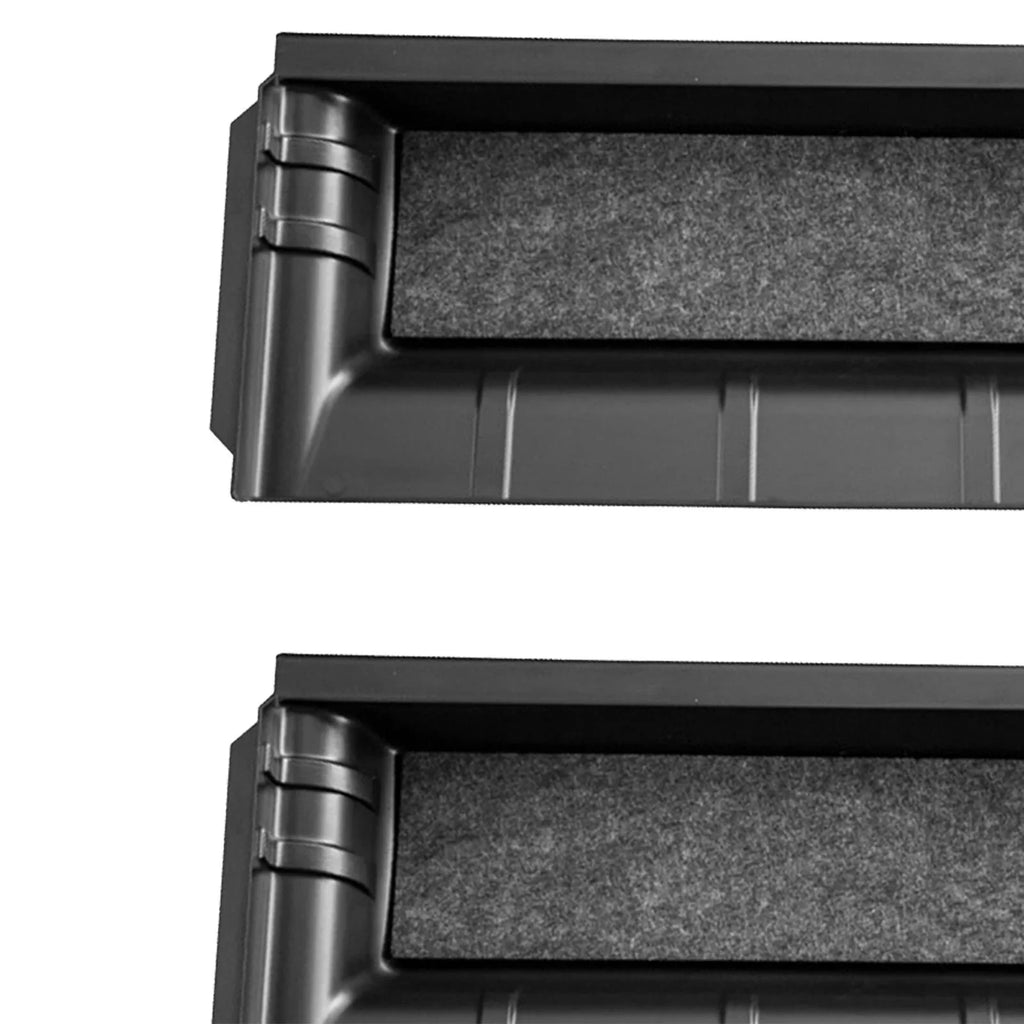 Box Accessories Interior Hidden under Car 2Pieces Storage Tray Hidden Seat Decoration