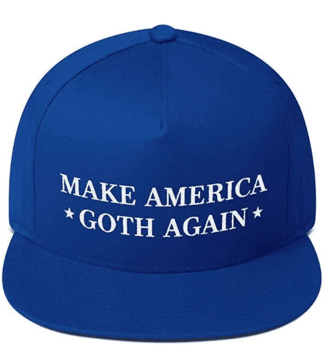 Hat Blue Goth Royal Again America (Flat Bill), Make Hat