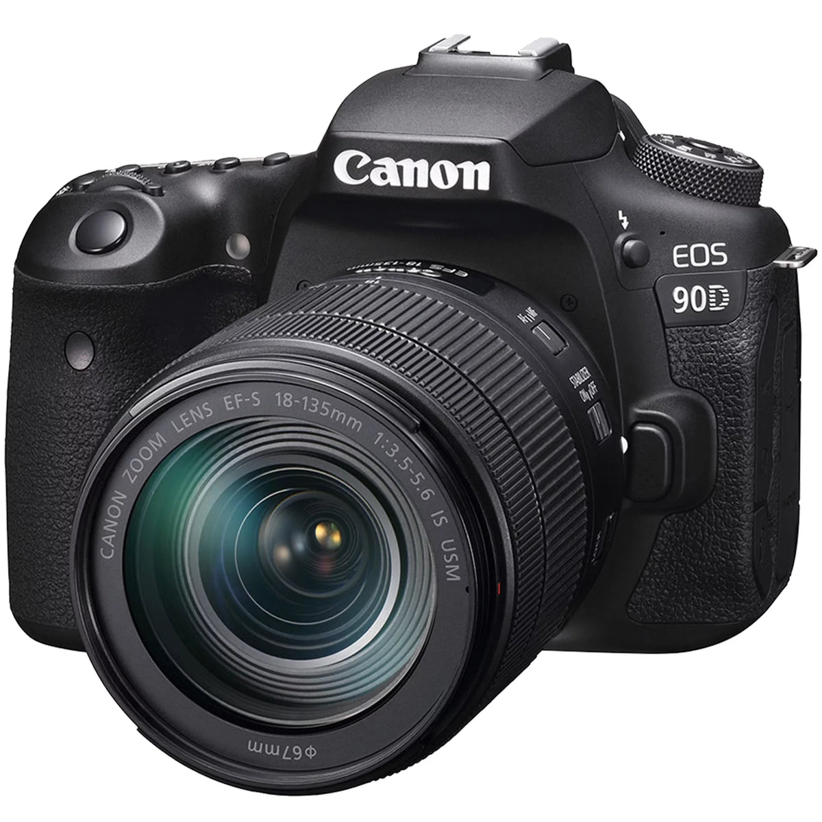 Lens Memory Camera 32GB + Bundle Canon USM Accessory with ZeeTech DSLR IS SanDisk 90D + Card EOS 18-135mm