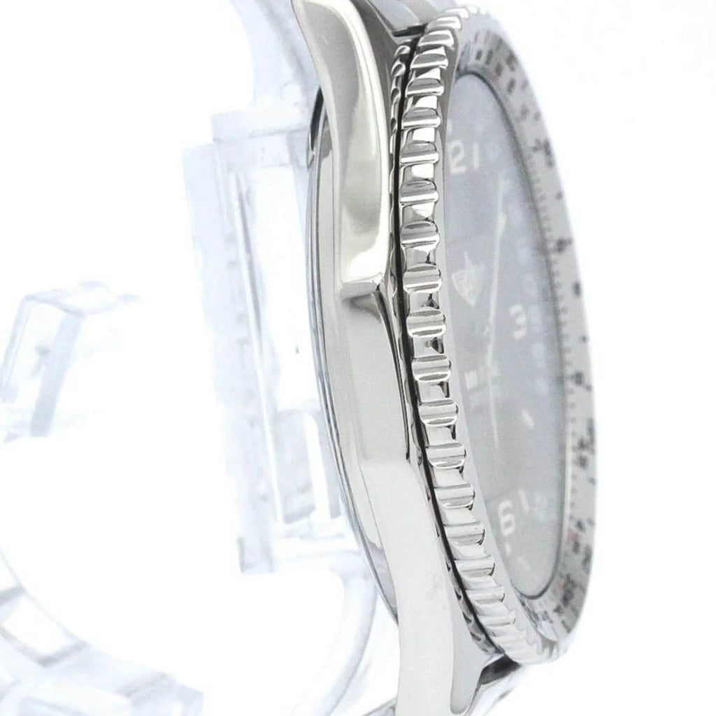 Quartz (Good) BREITLING Pre-Owned Steel BF563779 Polished Chronospace Watch A56012.1 Mens