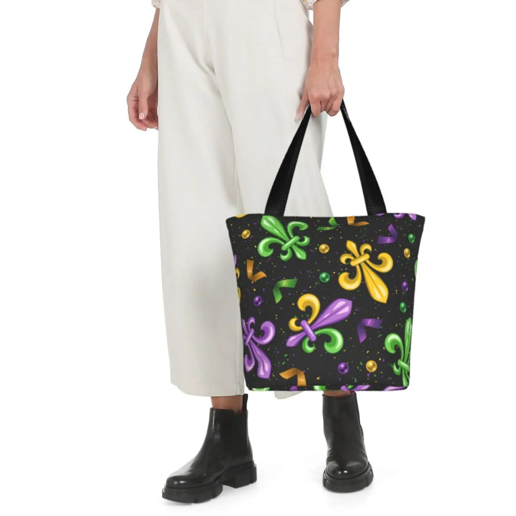 Handbags Bag,Shoulder Bag Women'S Large Carnival4 Lukts Mardi Hobos Gras Capacity Tote Bag Shopping