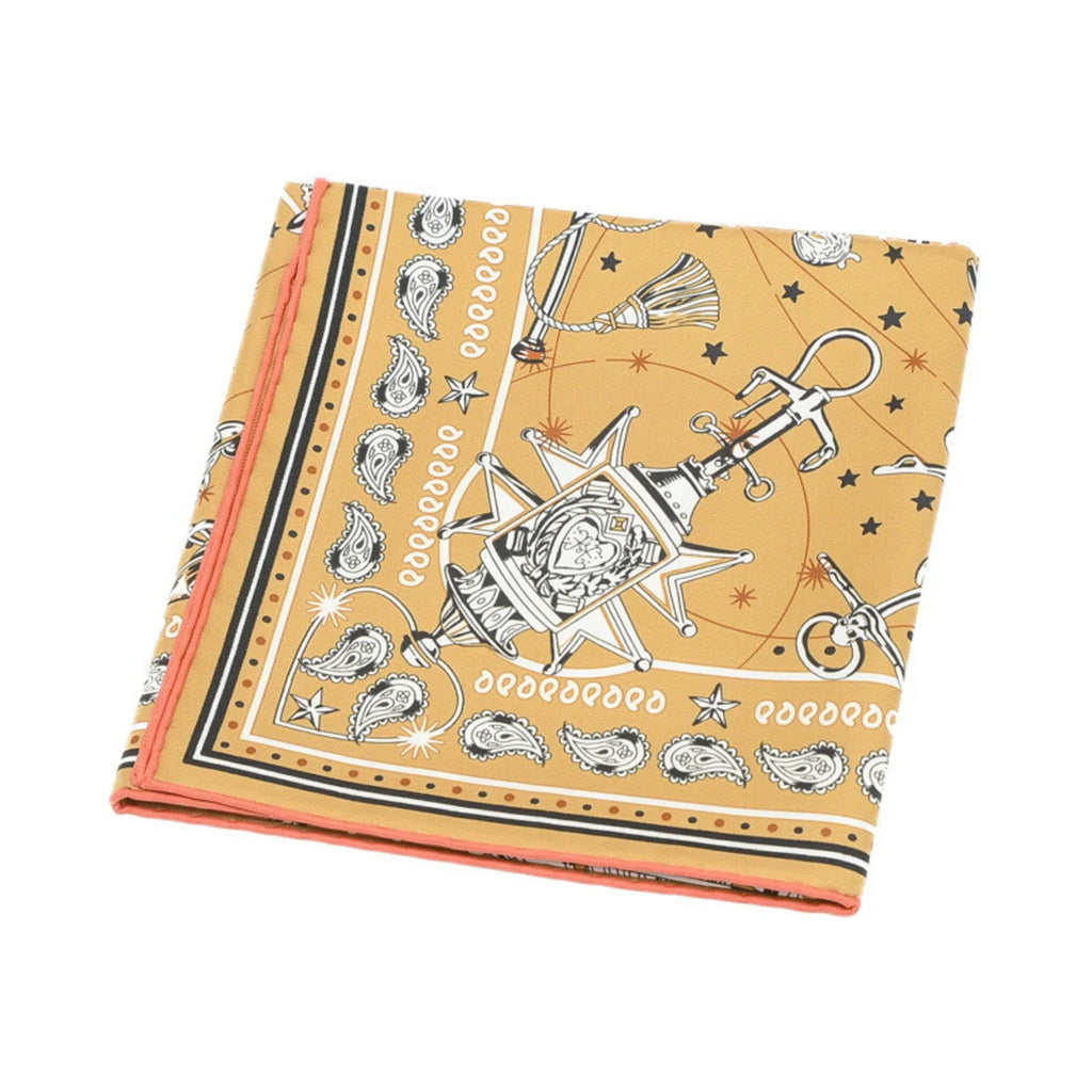 Silk CHORUS 100% Hermes Bandana STELLARUM Pre-Owned Carre New) (Like 55