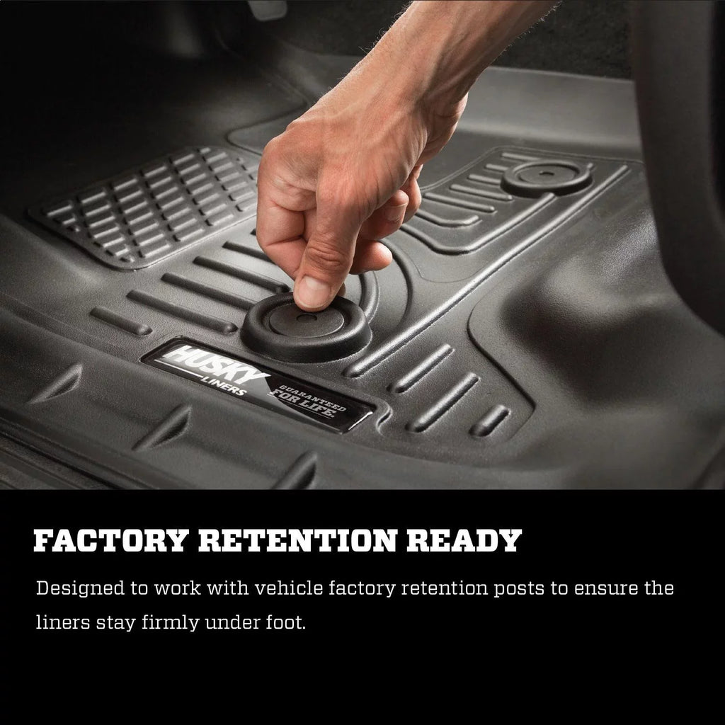 by 2nd Weatherbeater RealTruck & Seat with Front 2015-20 Mats Husky Compatible Cherokee Jeep Floor