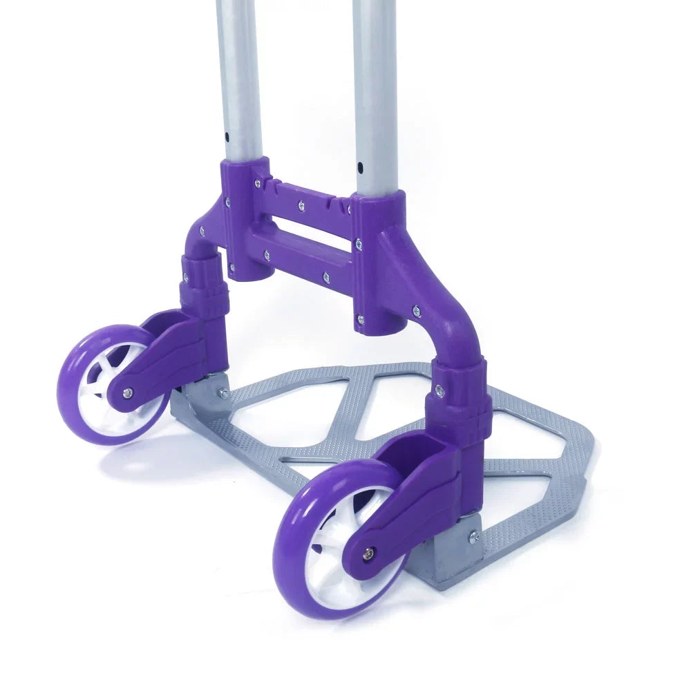 Truck BMTBUY Push Trolley Purple Portable Cart Dolly Luggage Aluminium Collapsible Folding Hand