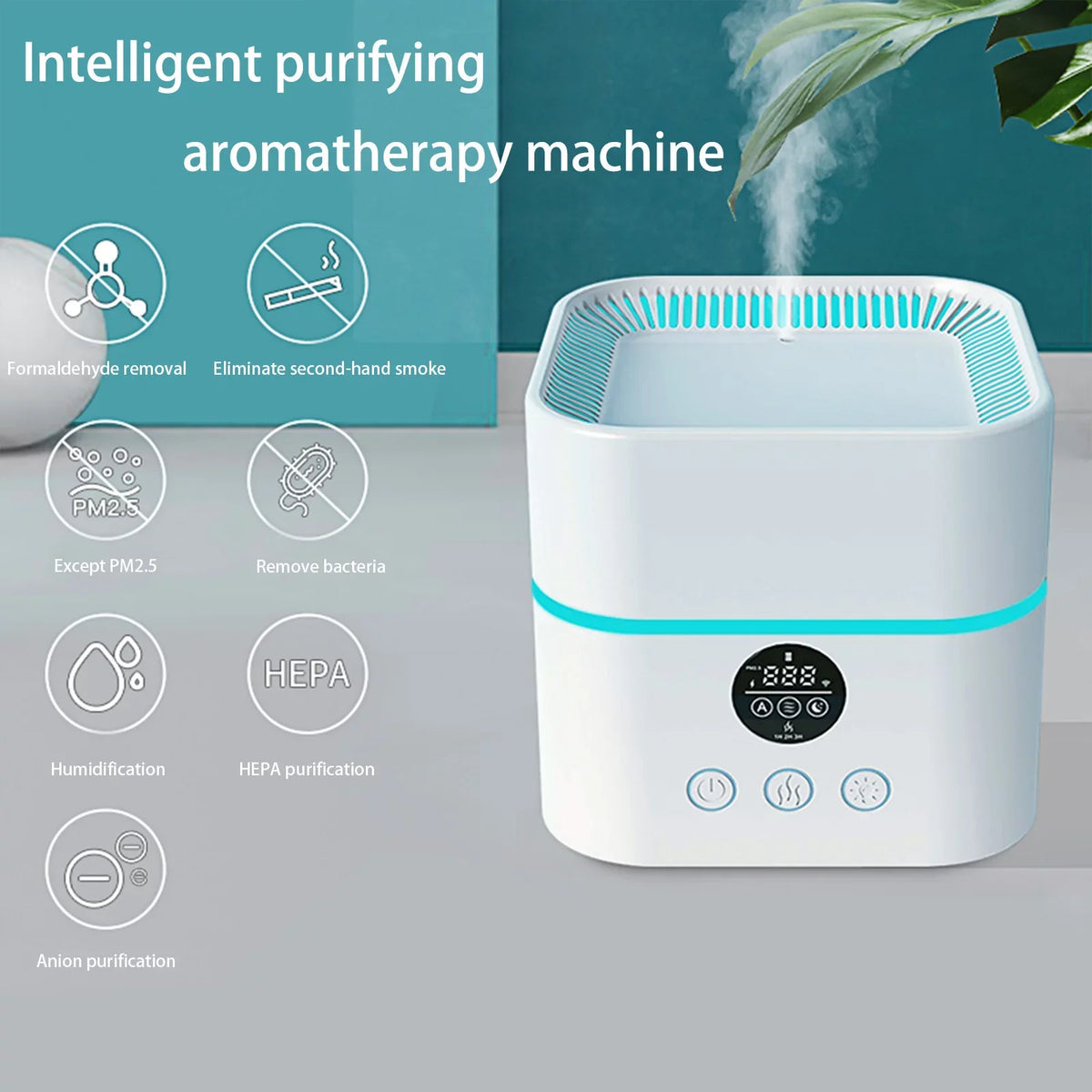 Desktop Humidifier Humidifier Purifier Portable Color USB Diffuser Bedroom Purifier | Aroma | Humidifiers WQQZJJ For Small Night Home For Cleaner Home With Light