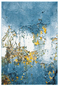 Nazca Glacier 5', Rug, Blue/Gold 2'7" SAFAVIEH Abstract x Area