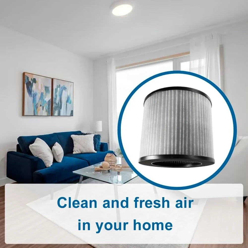 3329, 3-in-1 Replacement 27809 Activated 2780B HQRP MyAir 2780P Filter Purifier 2801 Carbon with Filter 2-Pack HEPA Personal Compatible Air Bissell 2780A