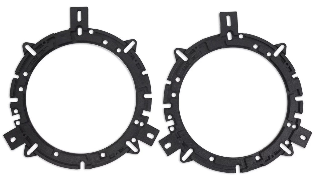 1998-2013 Polk Davidson Touring Plates 300w Harley Speakers w/Adapter 6.5" Audio