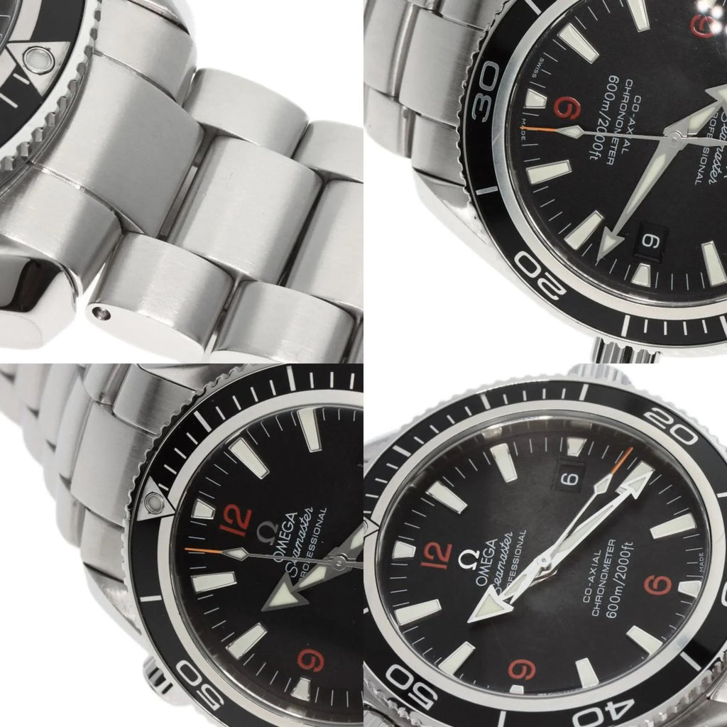 Stainless 2201.51 Men's Co-Axial Ocean Pre-Owned Seamaster Watch Omega (Good) Steel/SS OMEGA Planet