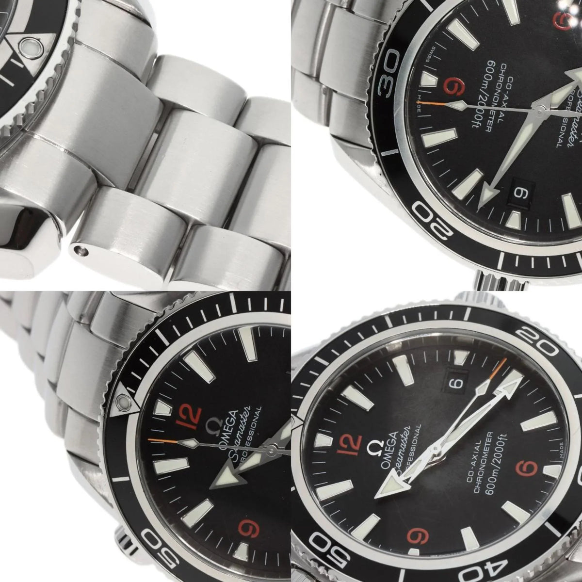 Stainless 2201.51 Men's Co-Axial Ocean Pre-Owned Seamaster Watch Omega (Good) Steel/SS OMEGA Planet