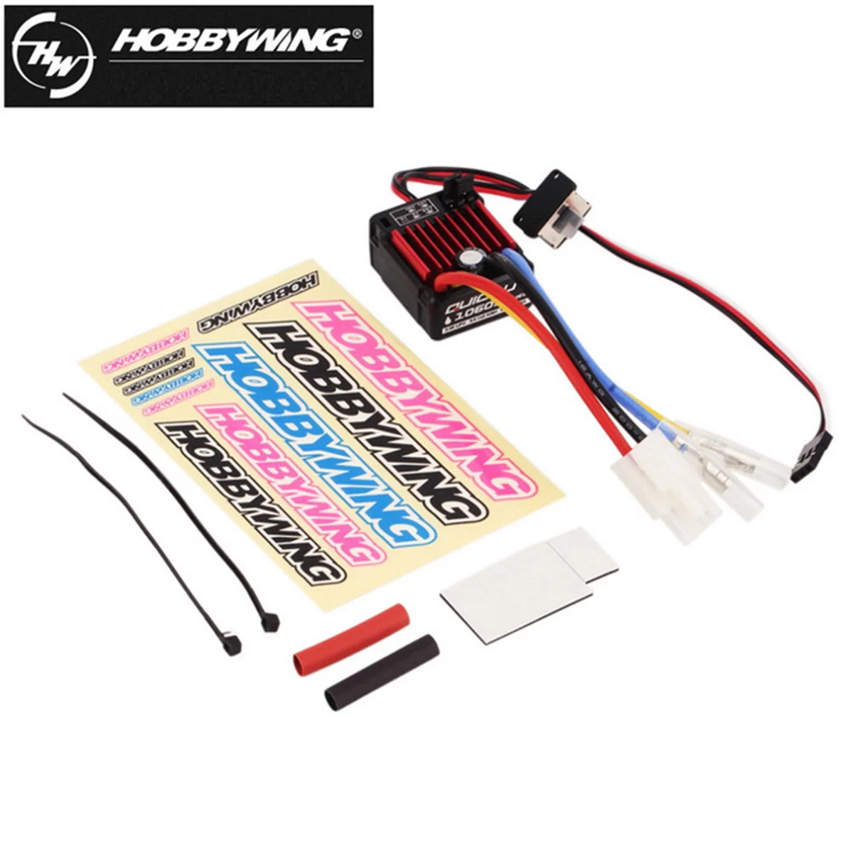 Speed 1060 1/10 60A Brushed for Electronic Controller QuicRun Pinnaco Car HobbyWing ESC RC
